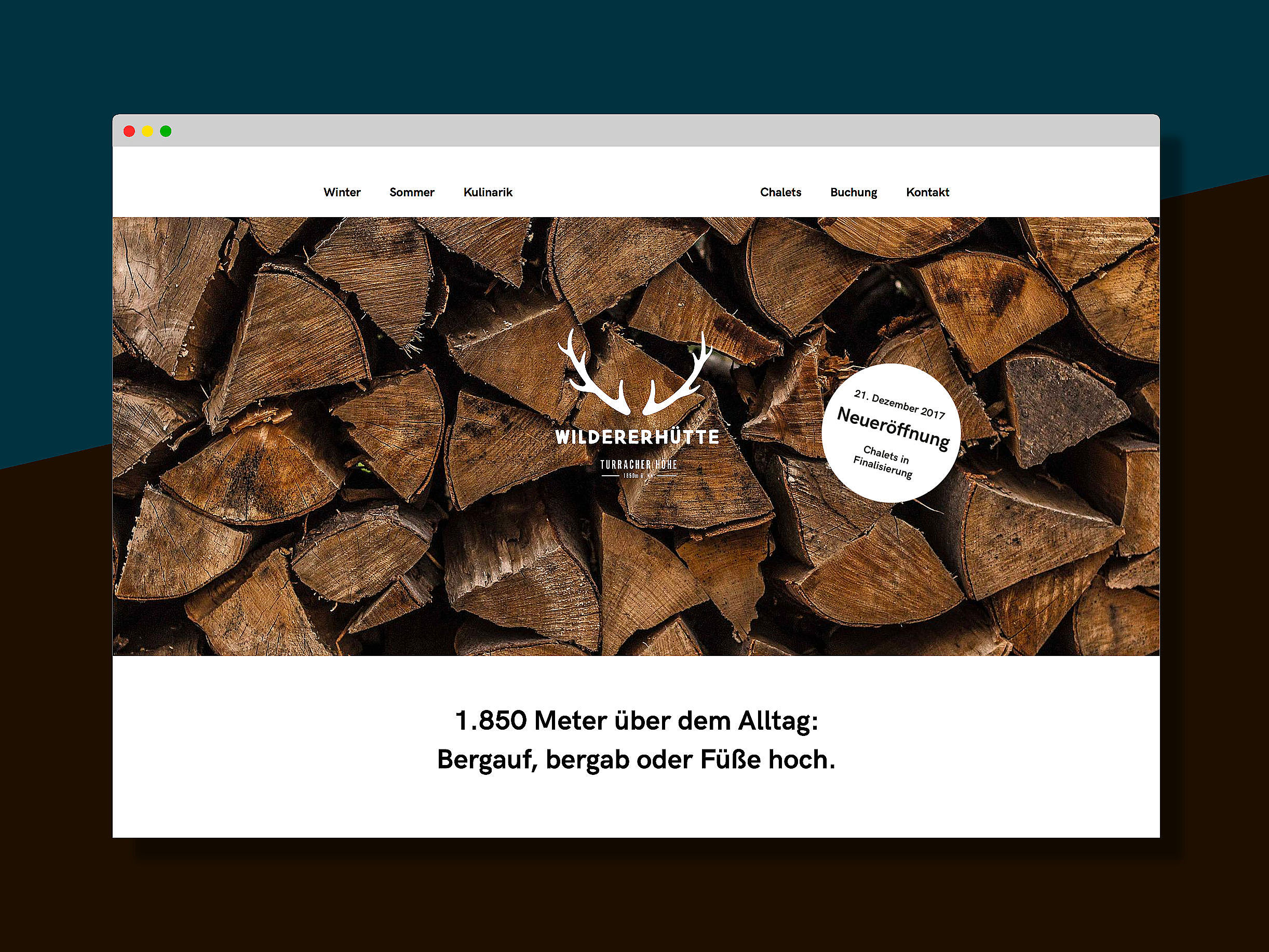 Wildererhütte Webdesign